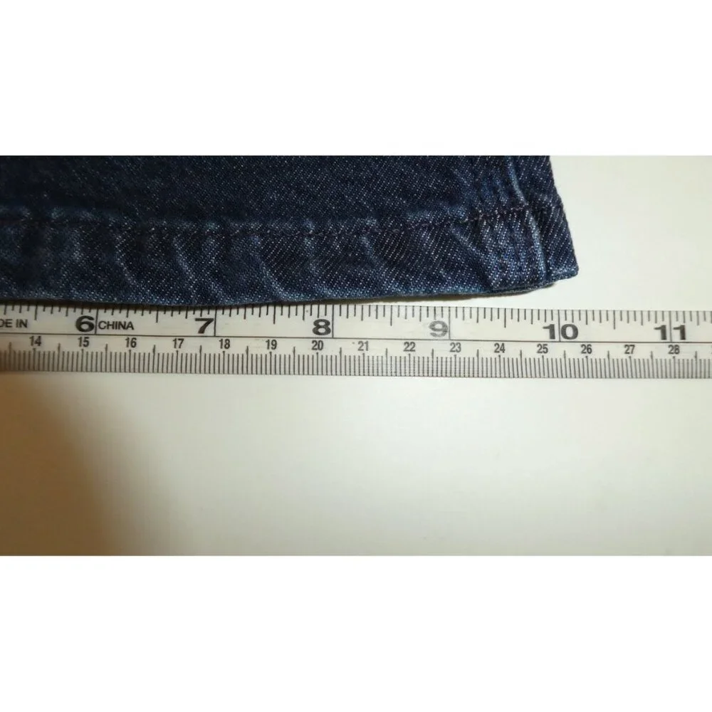 Gap Mid Rise 90s Loose Carpenter Jeans - Dark Blue - Picture 12 of 15